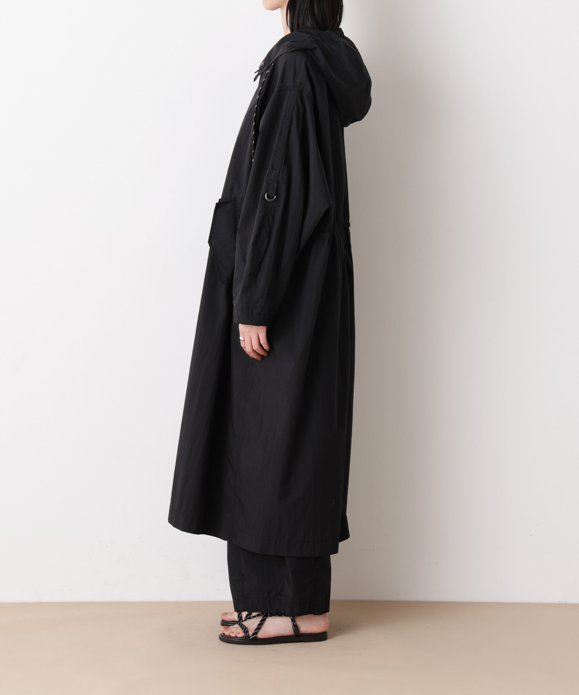 nano･universe「「STEVELOUR」コットンナイロンロングボリュームブルゾン(セットアップ可)」|その他|