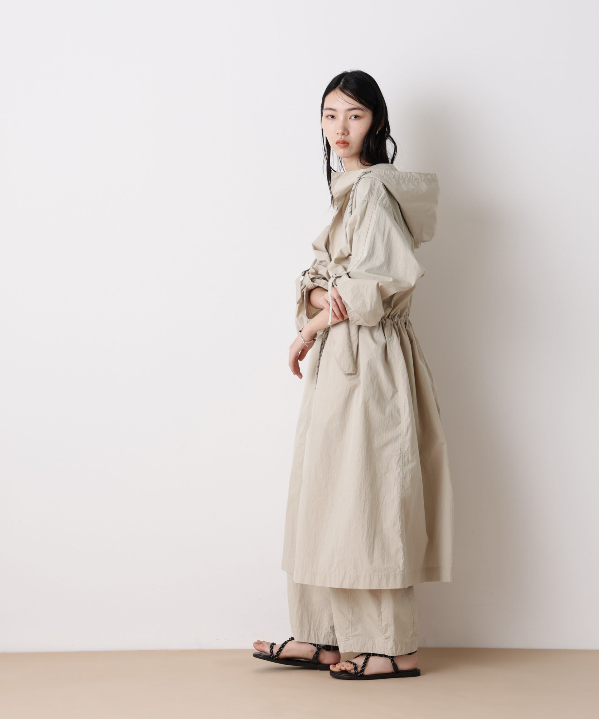 nano･universe「「STEVELOUR」コットンナイロンロングボリュームブルゾン(セットアップ可)」|その他|