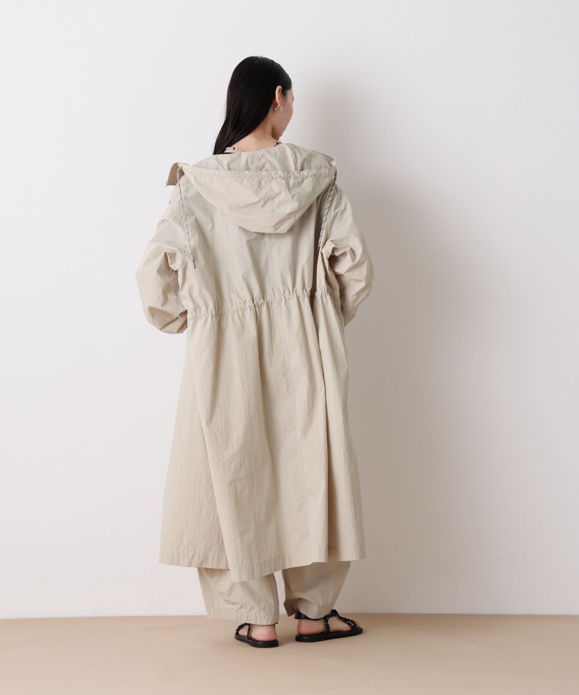 nano･universe「「STEVELOUR」コットンナイロンロングボリュームブルゾン(セットアップ可)」|その他|