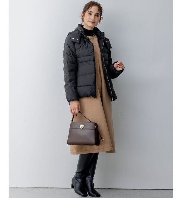 組曲「【洗える・2WAY】ライトタフタショートダウン」|ダウン|