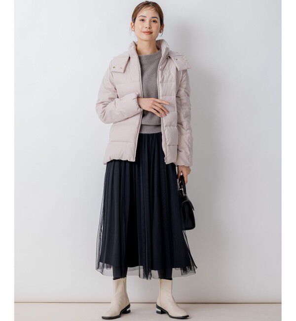 組曲「【洗える・2WAY】ライトタフタショートダウン」|ダウン|