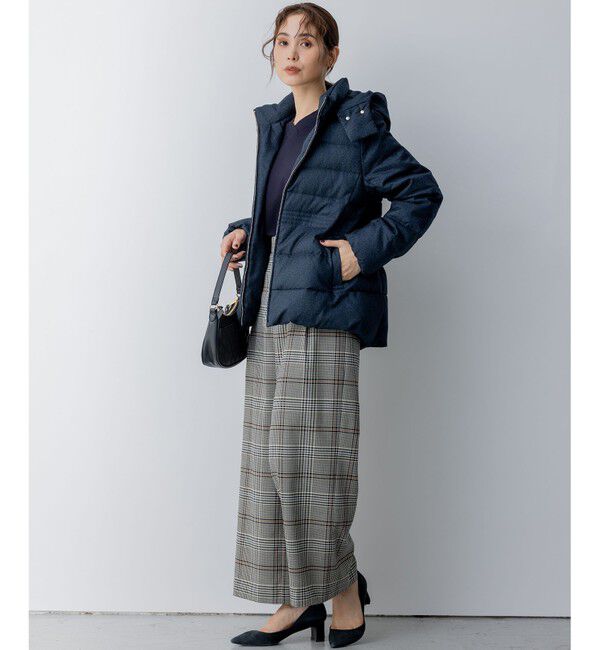 組曲「【洗える・2WAY】ライトタフタショートダウン」|ダウン|