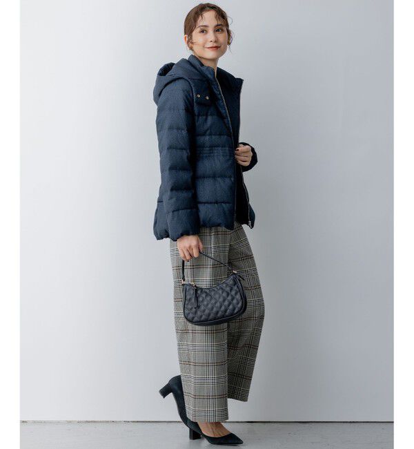 組曲「【洗える・2WAY】ライトタフタショートダウン」|ダウン|