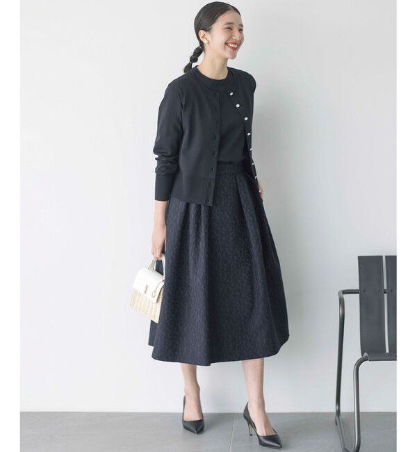 組曲「【UVケア・接触冷感】MINA ニットカーディガン」|カーディガン|