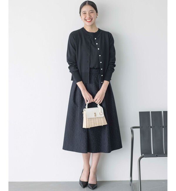 組曲「【UVケア・接触冷感】MINA ニットカーディガン」|カーディガン|