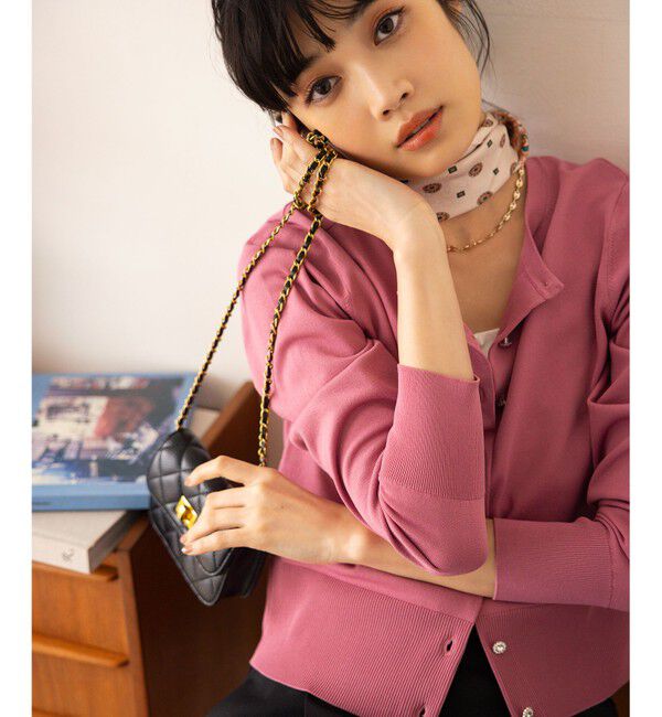 組曲「【UVケア・接触冷感】MINA ニットカーディガン」|カーディガン|