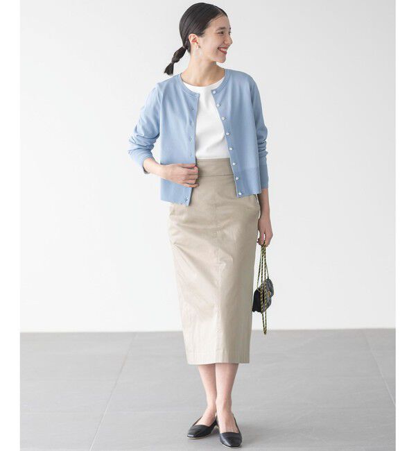 組曲「【UVケア・接触冷感】MINA ニットカーディガン」|カーディガン|