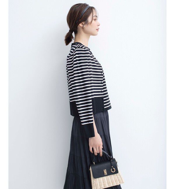 組曲「【UVケア・接触冷感】MINA ニットカーディガン」|カーディガン|