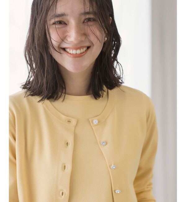 組曲「【UVケア・接触冷感】MINA ニットカーディガン」|カーディガン|