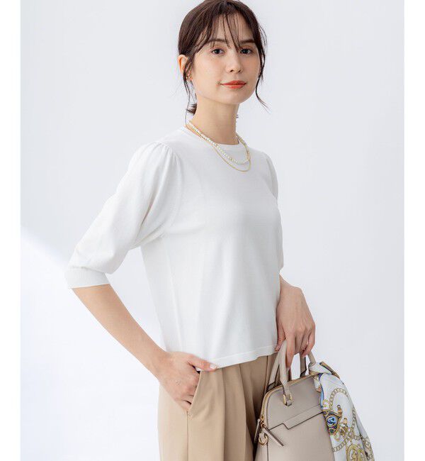 組曲「フラワーメタル ニットTシャツ」|ニット・セーター|ﾊﾟｰﾙﾎﾜ