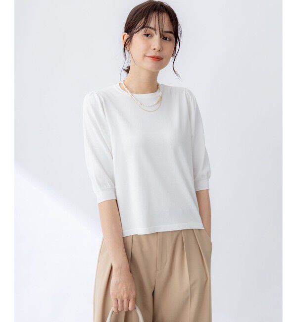 組曲「フラワーメタル ニットTシャツ」|ニット・セーター|