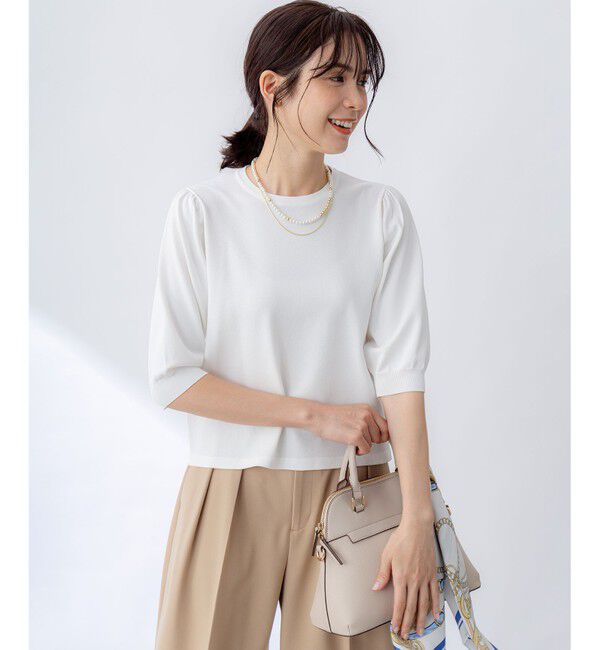 組曲「フラワーメタル ニットTシャツ」|ニット・セーター|