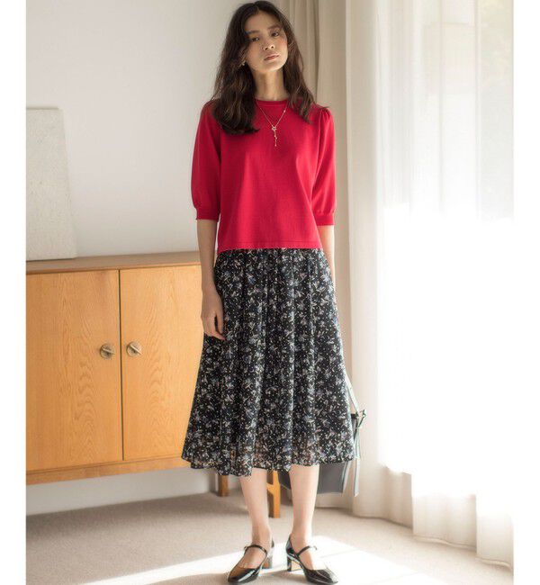 組曲「フラワーメタル ニットTシャツ」|ニット・セーター|