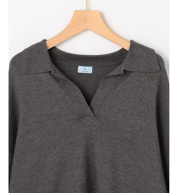 組曲「【加藤ローサさん着用】ポロ襟ストレッチニット」|ニット・セーター|