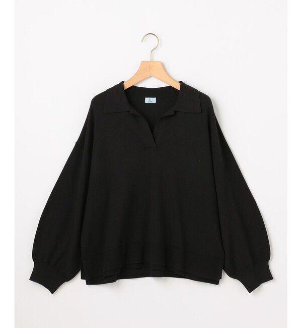 組曲「【加藤ローサさん着用】ポロ襟ストレッチニット」|ニット・セーター|