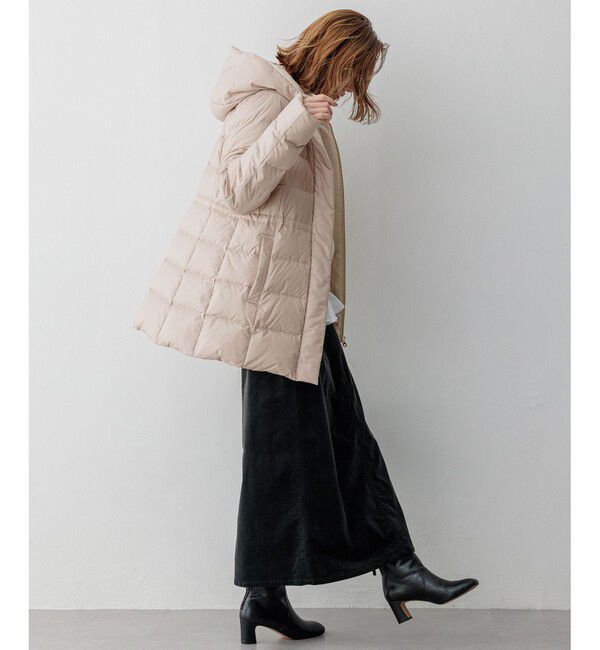 23区「【VERY掲載/新色追加】シレータフタ ミドル丈 ダウンコート」|ダウン|