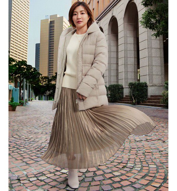23区「【VERY掲載/新色追加】シレータフタ ミドル丈 ダウンコート」|ダウン|