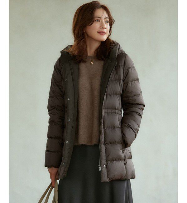 23区「【VERY掲載/新色追加】シレータフタ ミドル丈 ダウンコート」|ダウン|ﾀﾞｰｸﾌﾞ