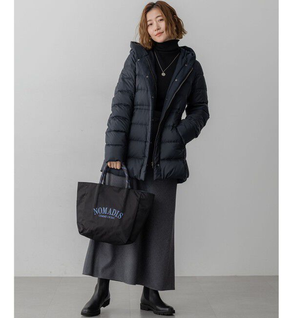 23区「【VERY掲載/新色追加】シレータフタ ミドル丈 ダウンコート」|ダウン|