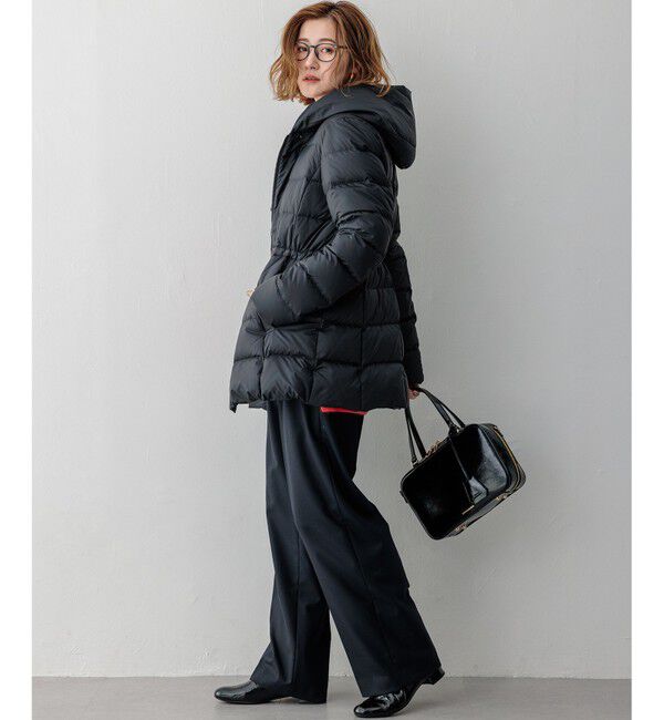 23区「【VERY掲載/新色追加】シレータフタ ミドル丈 ダウンコート」|ダウン|