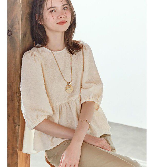 23区「【Oggi4月号掲載】ラウンドホーン ネックレス」|ネックレス|