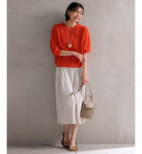 23区「【Oggi4月号掲載】ラウンドホーン ネックレス」|ネックレス|