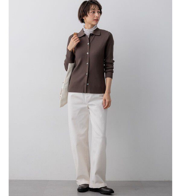 23区「【滝沢眞規子さん着用/VERY・Oggi掲載】23区DENIM ストレッチ ワイドパンツ」|デニム|