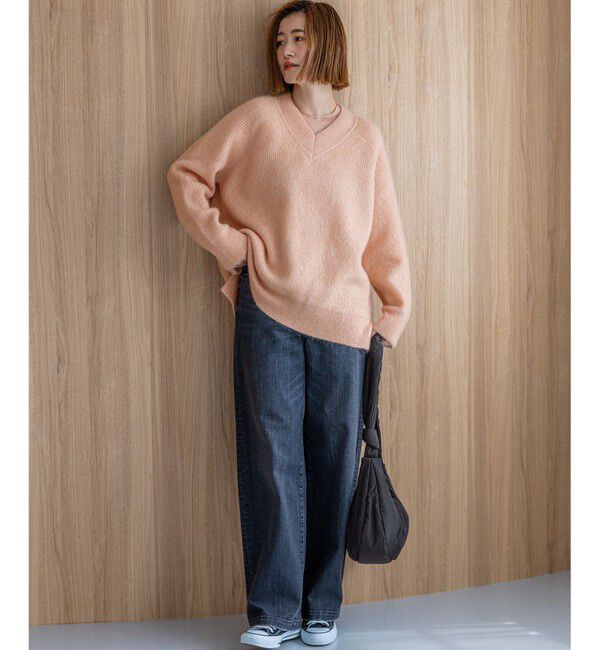 23区「【滝沢眞規子さん着用/VERY・Oggi掲載】23区DENIM ストレッチ ワイドパンツ」|デニム|