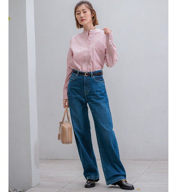 23区「【滝沢眞規子さん着用/VERY・Oggi掲載】23区DENIM ストレッチ ワイドパンツ」|デニム|