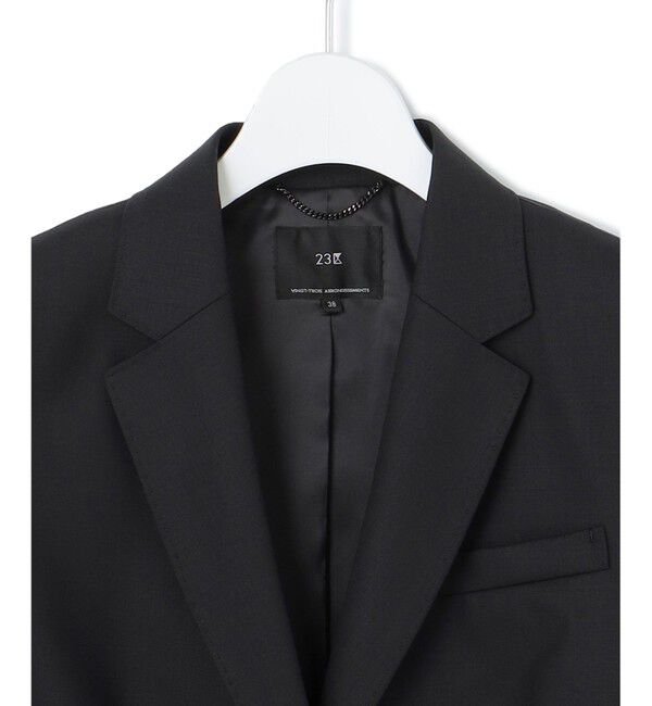 23区「【セットアップ対応】ラフィーネウール 二つ釦 ジャケット」|テーラードジャケット|