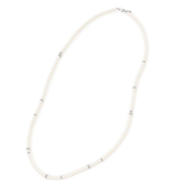 23区「パール ロンデル  ロング ネックレス」|ネックレス|