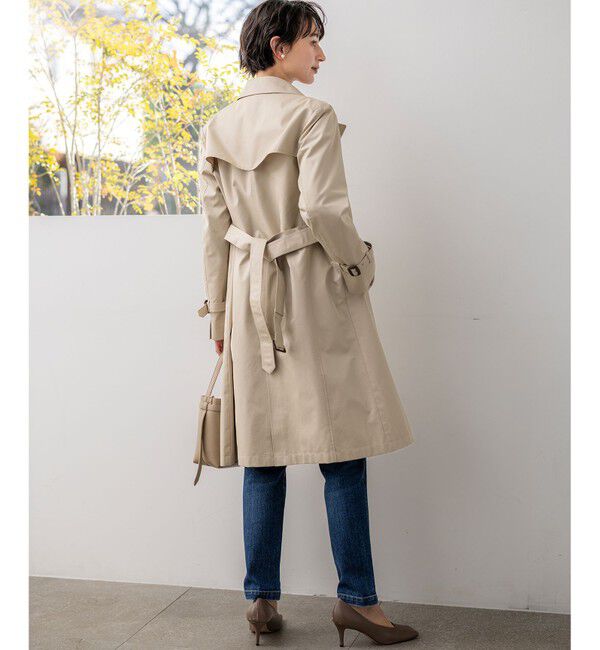 23区「エアータンブラー TCギャバジン ロング トレンチコート」|トレンチコート|