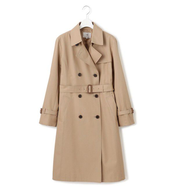 23区「エアータンブラー TCギャバジン ロング トレンチコート」|トレンチコート|