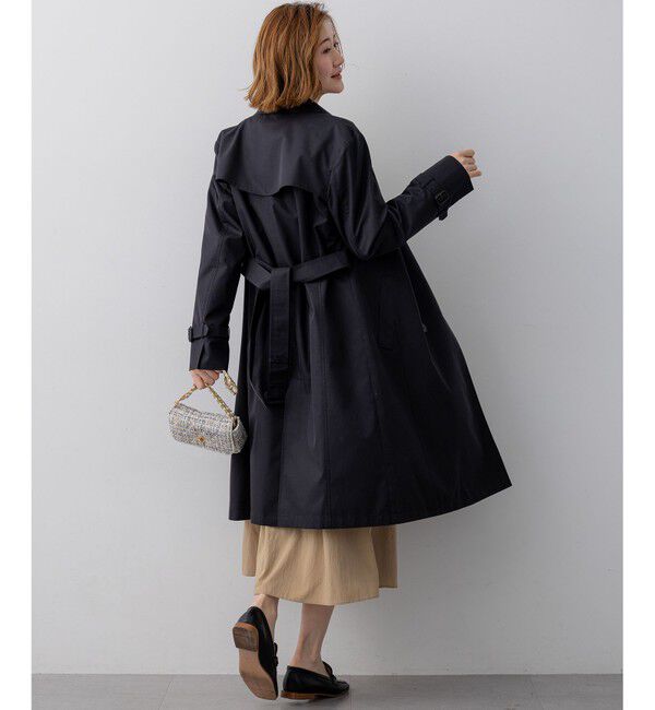 23区「エアータンブラー TCギャバジン ロング トレンチコート」|トレンチコート|