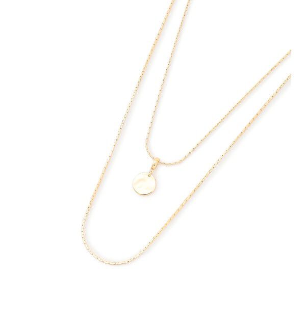 23区「クリッカーコインＷチェーンネックレス」|ネックレス|