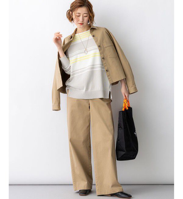 23区「【Oggi掲載】ストレッチギャバ チノ パンツ」|チノ|