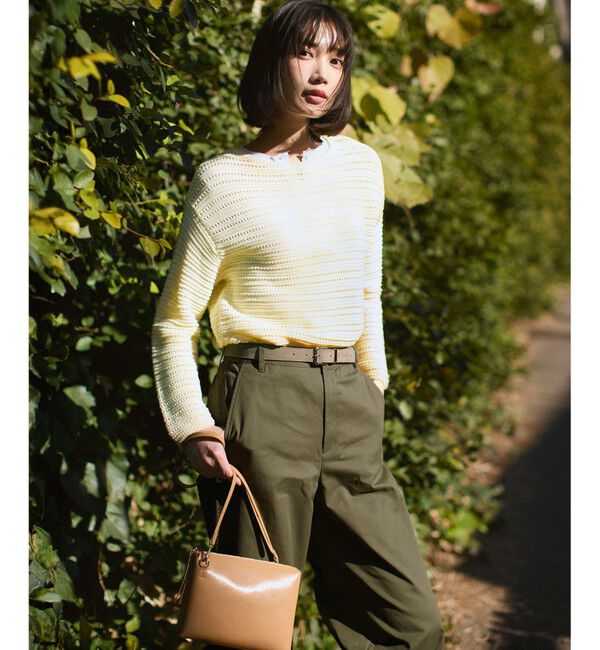 23区「【Oggi掲載】ストレッチギャバ チノ パンツ」|チノ|