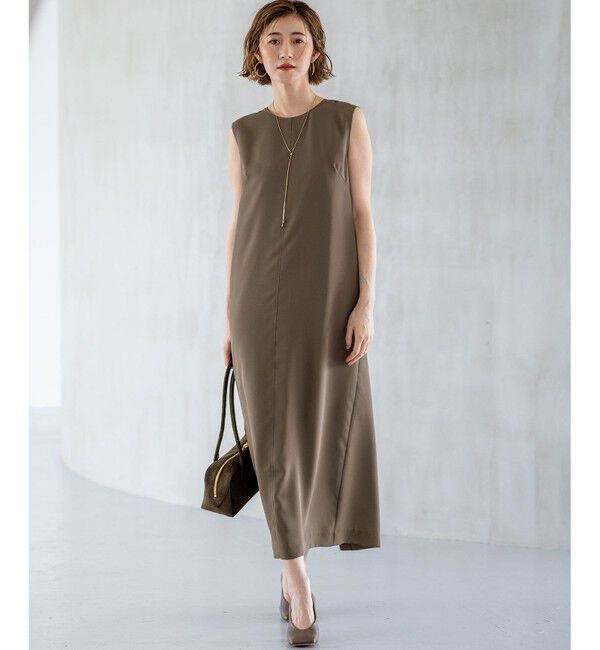 23区「【一部店舗限定/UVカット/洗える】ライトウェイトツイル ケープ付き ワンピース」|ワンピース|