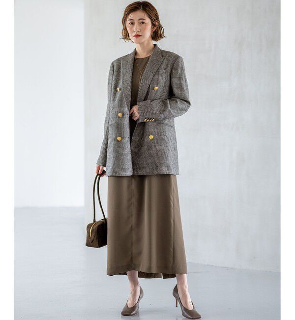 23区「【一部店舗限定/UVカット/洗える】ライトウェイトツイル ケープ付き ワンピース」|ワンピース|