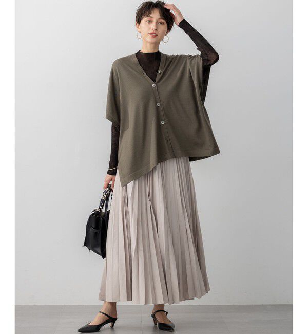 23区「【洗える】シアーリブハイネック ニット」|ニット・セーター|