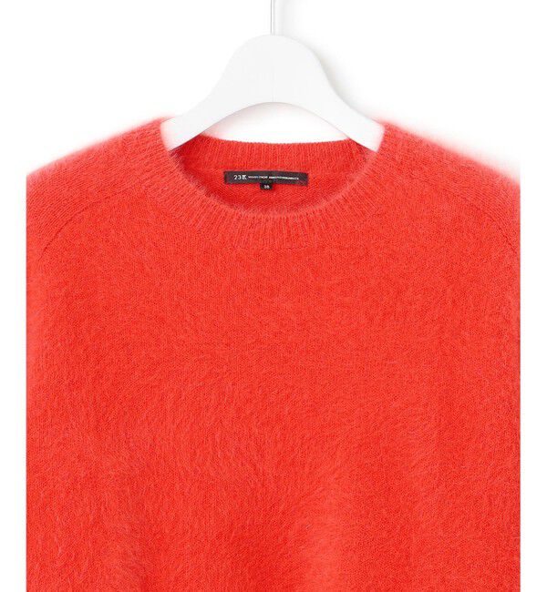 23区「フォックスカシミヤファー ショート丈 ニット」|ニット・セーター|