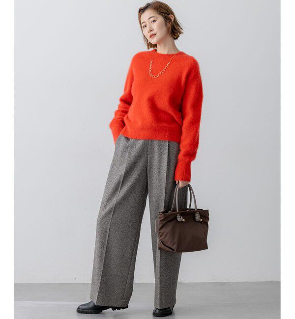 23区「フォックスカシミヤファー ショート丈 ニット」|ニット・セーター|