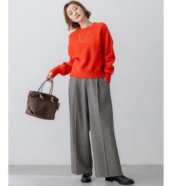 23区「フォックスカシミヤファー ショート丈 ニット」|ニット・セーター|