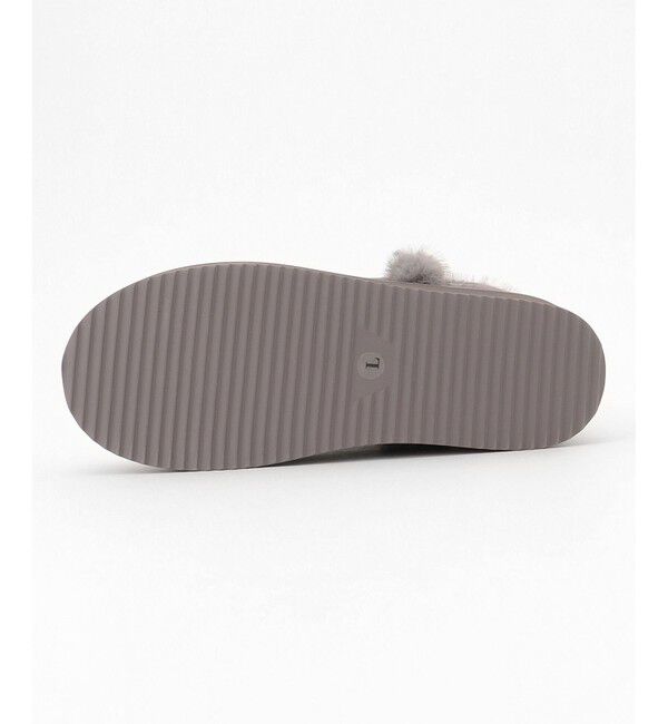 ANY SIS「【23.0~24.0cm】ボリュームソールフェイクムートン ブーツ」|ショートブーツ|