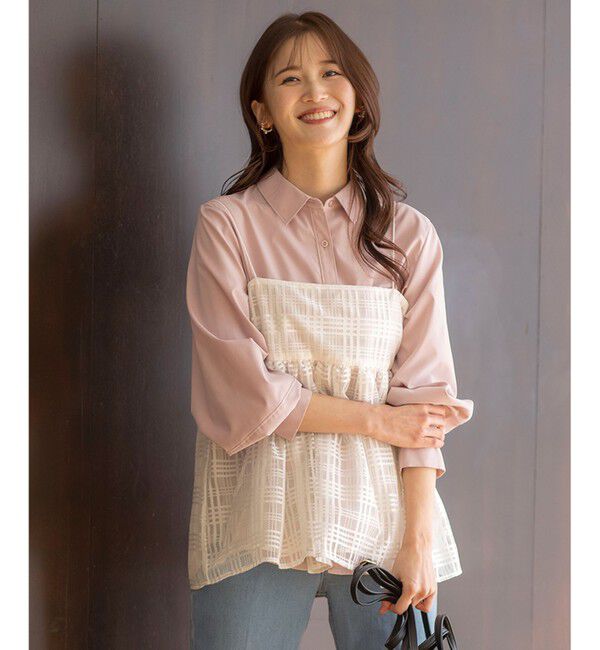 any SiS「【洗える】ラッセルレース キャミソール」|キャミソール|オフ