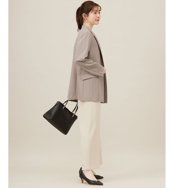 ANY SIS「【UVカット・接触冷感・吸水速乾】スマートビューティストレッチ  ダブルブレストジャケット」|テーラードジャケット|