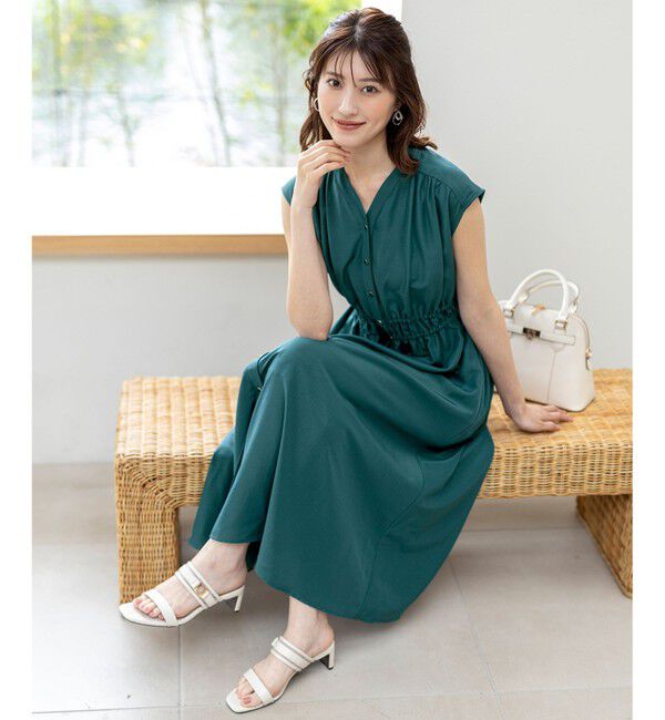 ANY SIS「【23.0~24.0cm】シアーメタルバックルヒール サンダル」|サンダル|