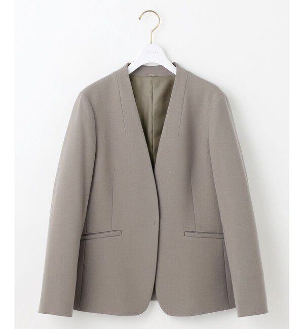 ANY SIS「ビューティサーモ2WAYストレッチ ノーカラージャケット」|ノーカラージャケット|