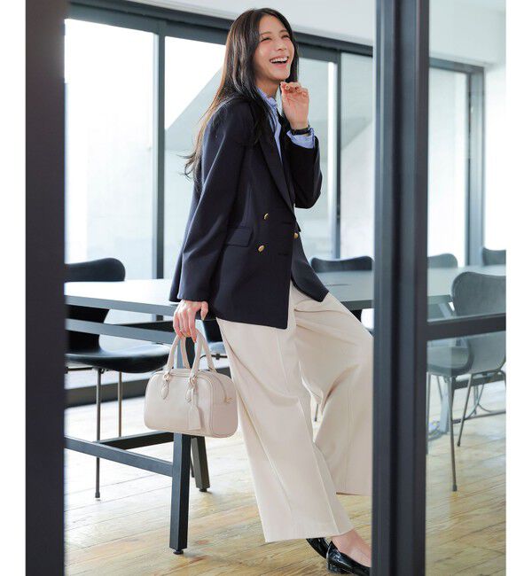 ANY SIS「ビューティサーモ2WAYストレッチ ワイドパンツ」|その他|