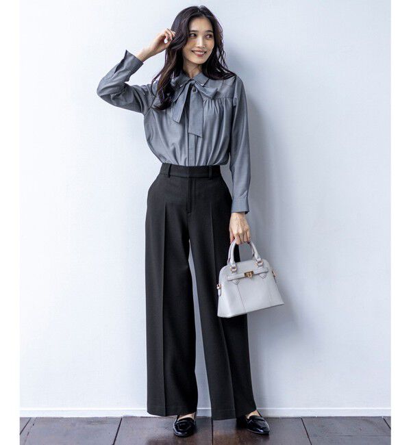 ANY SIS「ビューティサーモ2WAYストレッチ ワイドパンツ」|その他|